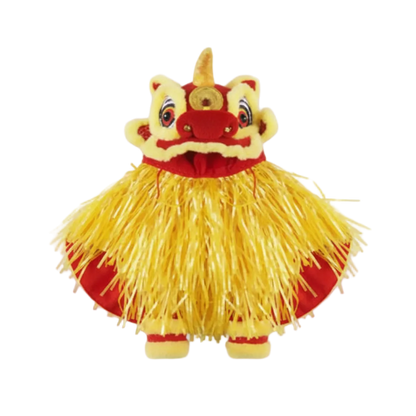 Chinese lion dance costume clothing blueprint