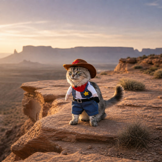 Cowboy Denim Costume for Pets - Most Wanted section photo
