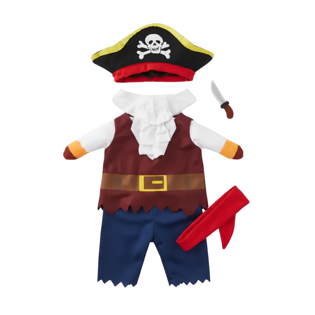 Pirate costume clothing blueprint