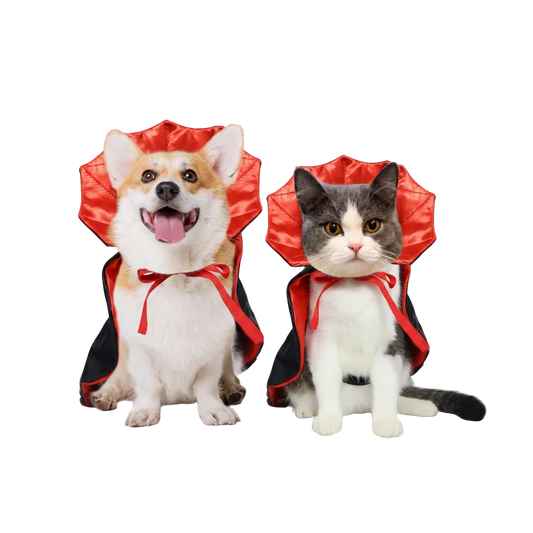 Vampire Cape Costume for Cats and Small Dogs