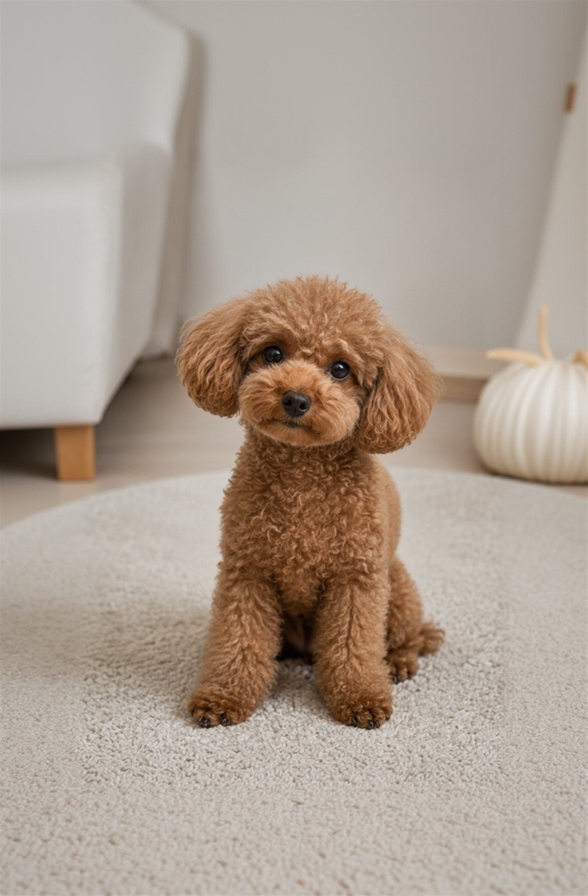 After: dog with no costume